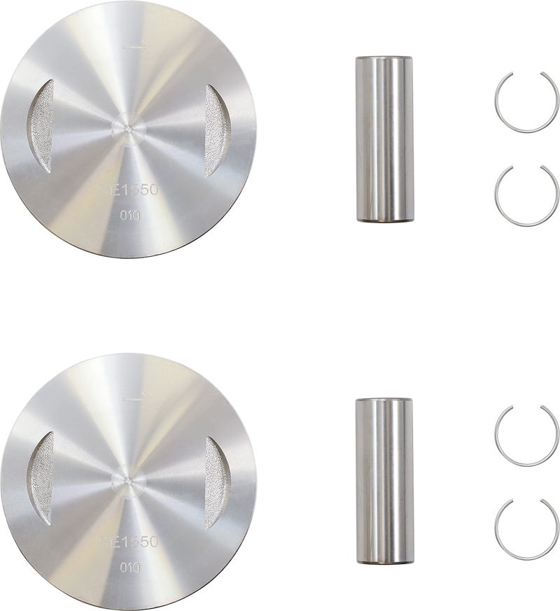 DRAG SPECIALTIES Replacement Aluminum 9.4:1 Piston Set - Bore Oversize +.010" - Twin Cam