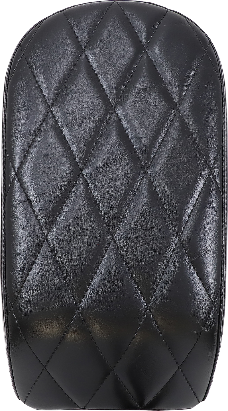 LE PERA Bare Bones Pillion Pad - Diamond - Black - Softail '18-'23