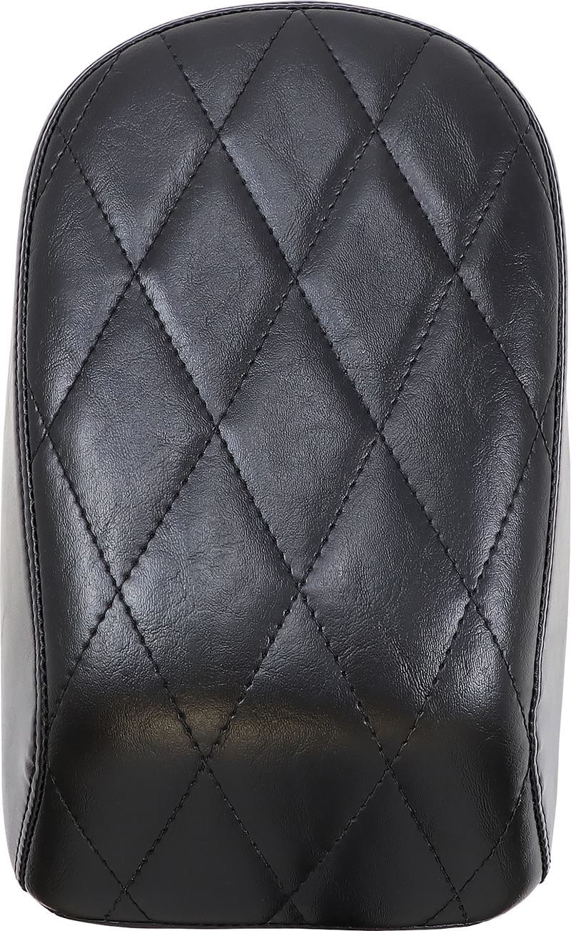 LE PERA Bare Bones Pillion Pad - Diamond - Black - Softail '18-'23