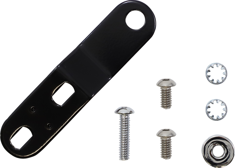 LE PERA Bare Bones Pillion Pad - Diamond - Black - Softail '18-'23