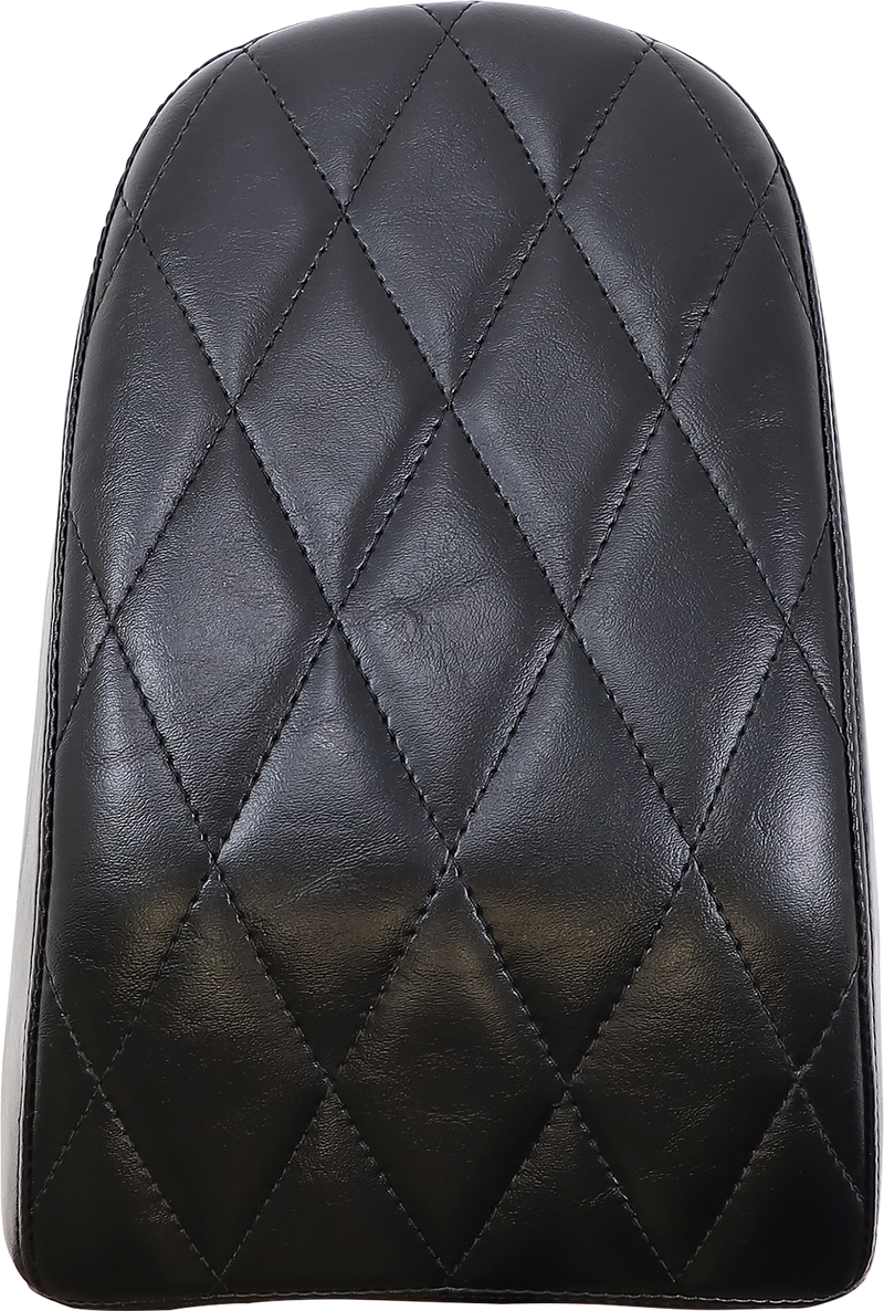 LE PERA Bare Bones Pillion Pad - Diamond - Black - Softail '18-'23