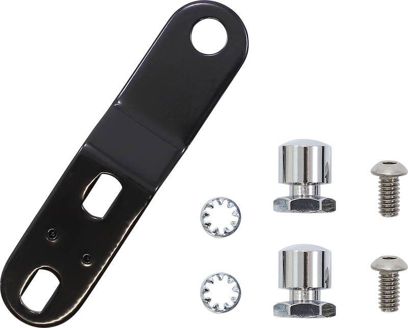 LE PERA Bare Bones Pillion Pad - Smooth - Black - Softail '18-'23