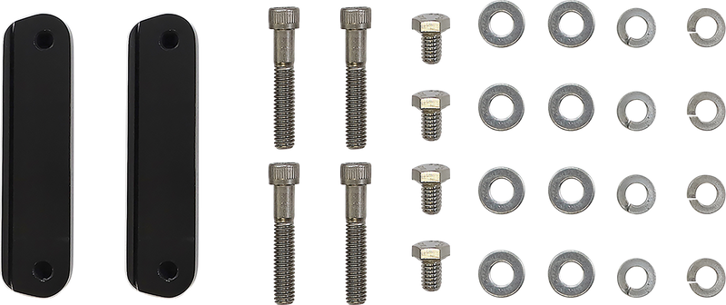 PAUL YAFFE BAGGER NATION Cafe Front Fender - 19" Wheel - With Black Adapters PYO:CAFE-19-14L-B