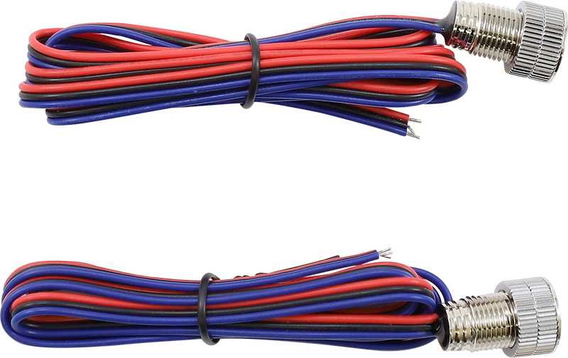 PAUL YAFFE BAGGER NATION Lightning Bolts - Red - Chrome PYO:BOLTS-BRK-C