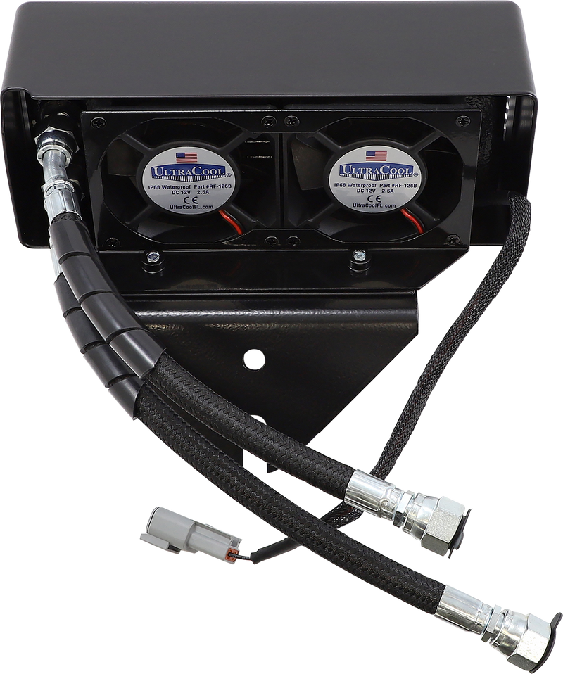 ULTRACOOL Oil Cooler Kit - Gloss Black - Dyna DY-1GSS