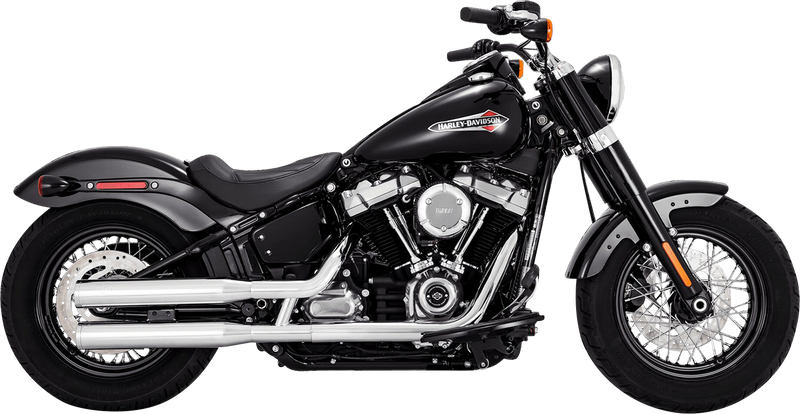 VANCE & HINES Eliminator 300 Slip-On Mufflers - Chrome - 2018-2021 SOFTAIL MODELS