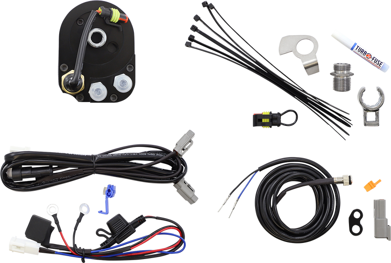 ULTRACOOL Oil Cooler Kit - Flat Black - Dyna DY-1FSS