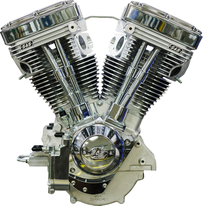 S&S CYCLE V124 Series Long Block Engine without Induction/Ignition