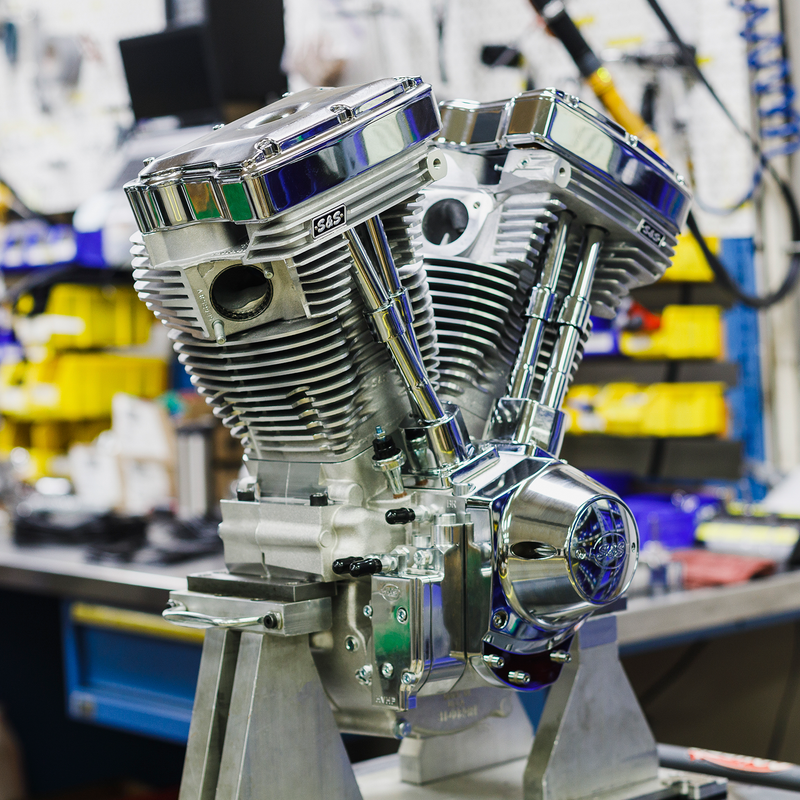 S&S CYCLE V124 Series Long Block Engine without Induction/Ignition