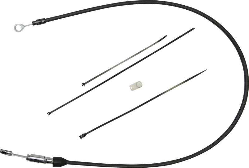 DRAG SPECIALTIES Quick Connect Clutch Cable - Upper - 36" - Black/Black - FL/FX '18-'23