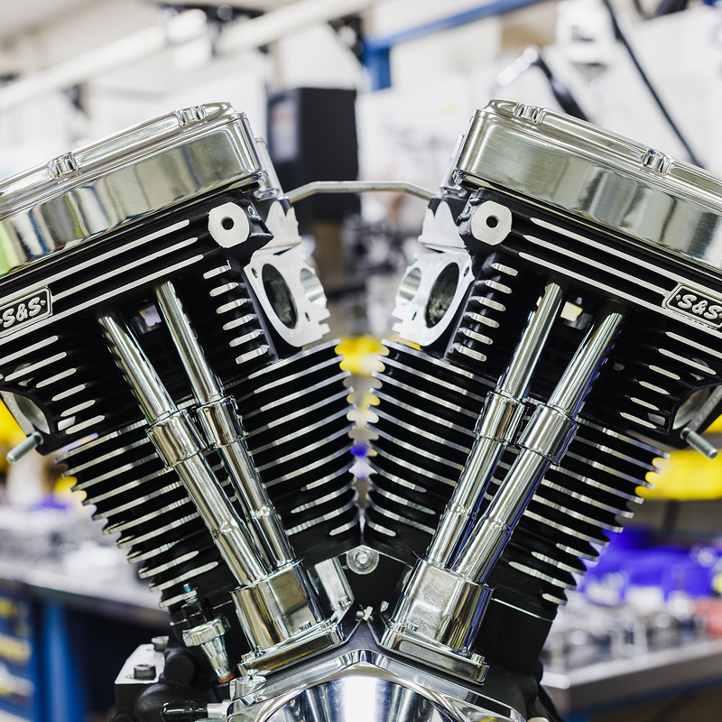 S&S CYCLE V124 Series Long Block Engine without Induction/Ignition