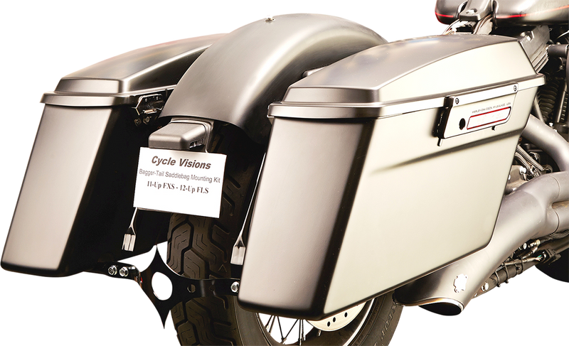 CYCLE VISIONS Saddlebag Mount for Softail Models