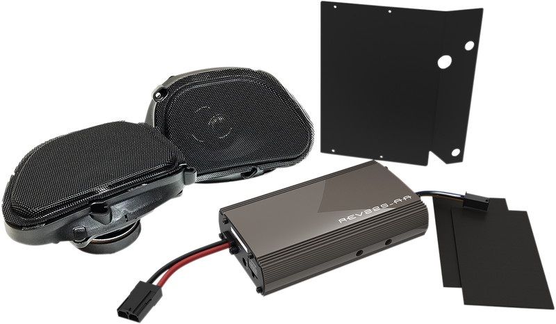 HOGTUNES Front Speaker Kit - 225 W Amp 225 RG KIT-AA