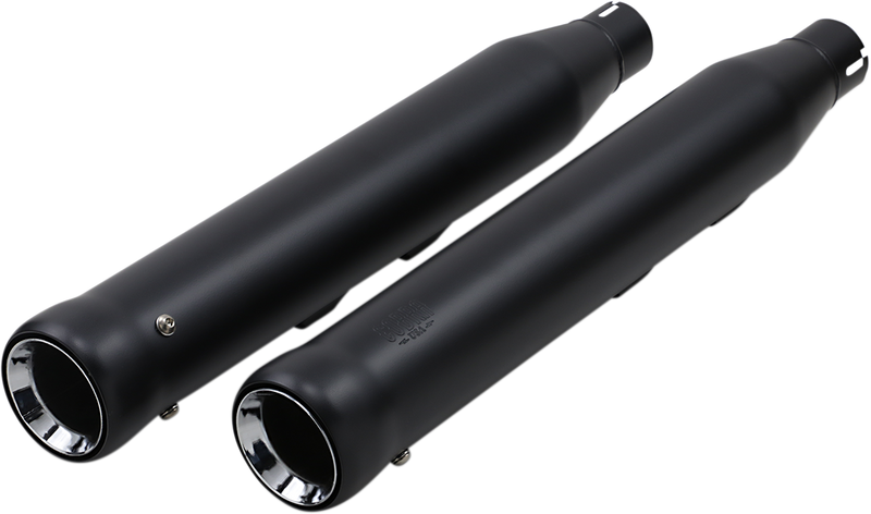 COBRA Neighbor Hater Mufflers - Black - '05-'17 Softail