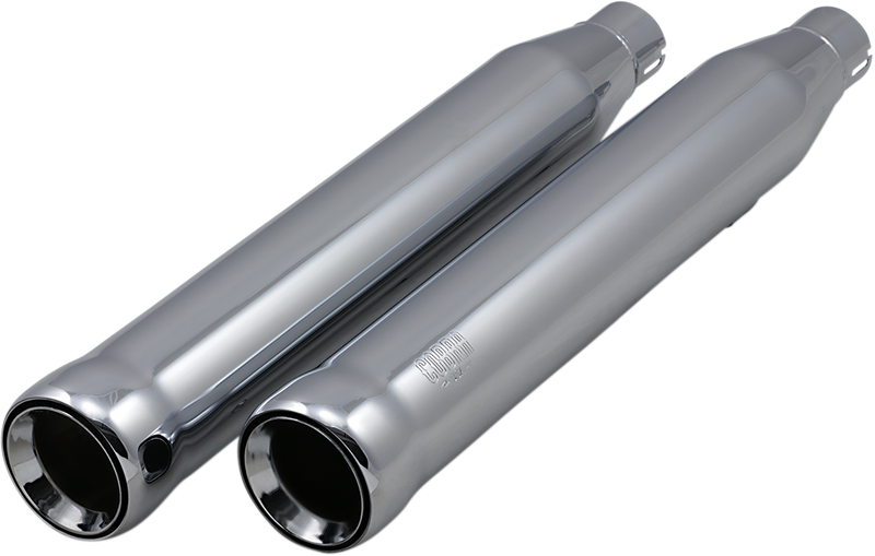 COBRA Neighbor Hater Mufflers for '07-'17 Softail - Chrome