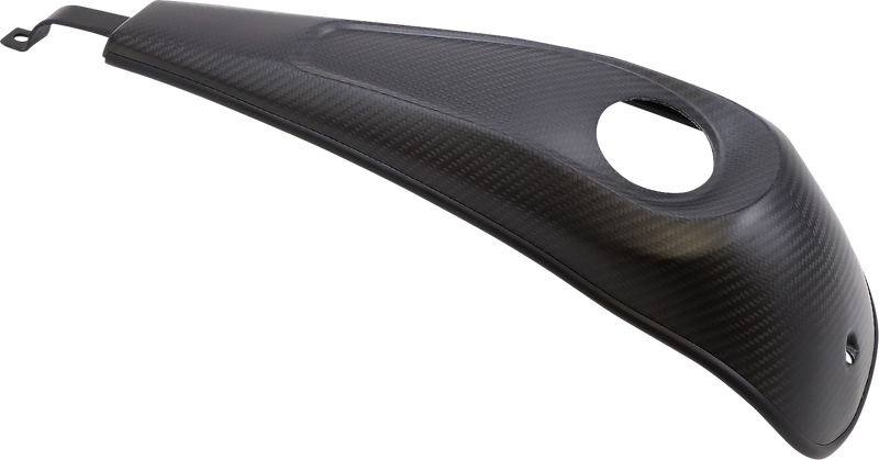 SLYFOX Carbon Fiber Dash Panel - With Hole - Matte Black - '08-21 SOFTAIL & TOURING