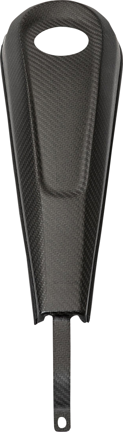 SLYFOX Carbon Fiber Dash Panel - With Hole - Matte Black - '08-21 SOFTAIL & TOURING