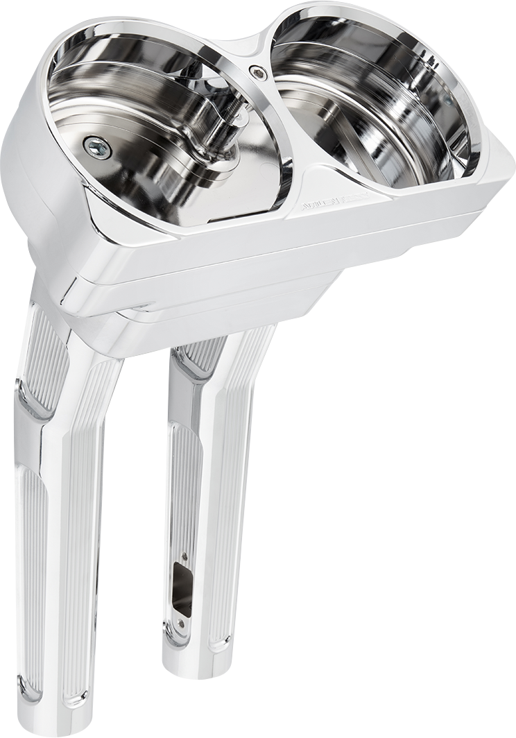 ARLEN NESS Method Kickback Handlebar Riser - 10" - Chrome