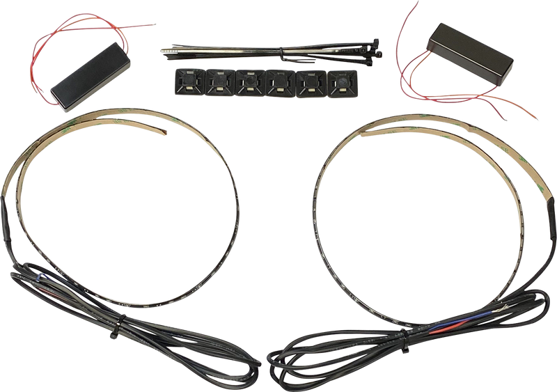 CUSTOM DYNAMICS Dual Intensity Side Firing Auxiliary LED Strips - 25"