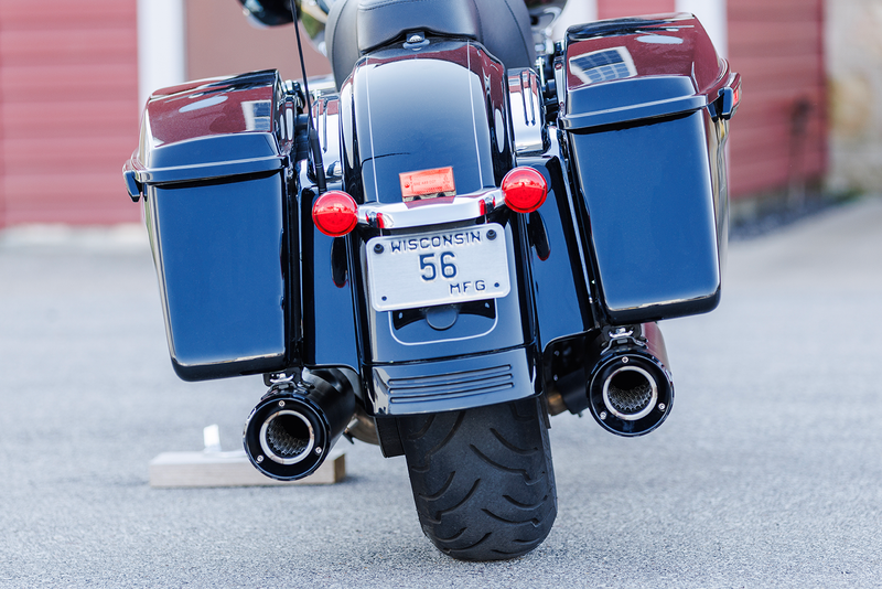 S&S CYCLE 4-1/2" GNX Slip-On Mufflers - Guardian Black