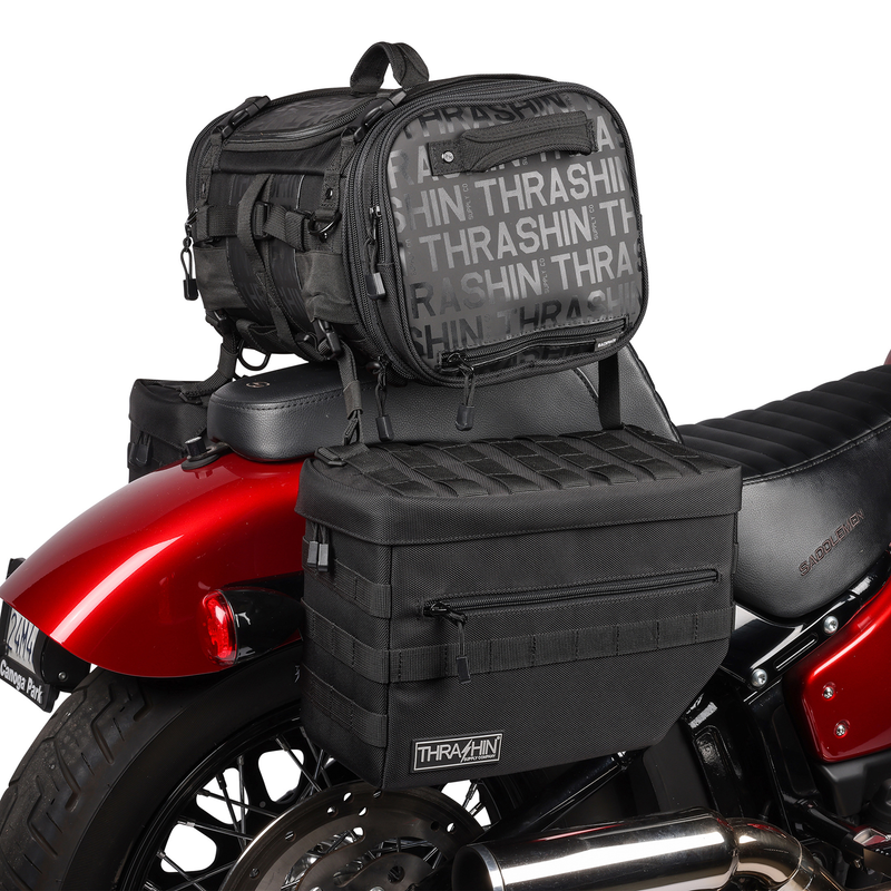THRASHIN SUPPLY CO. Escape Saddlebags - Black