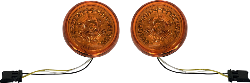 CUSTOM DYNAMICS ProBEAM® Front Halo Turn Signals CVO - JAE - Amber