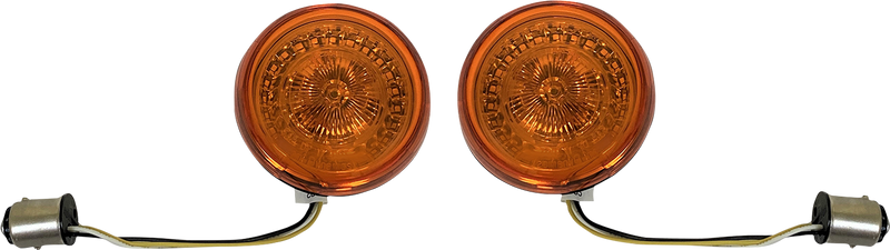 CUSTOM DYNAMICS ProBEAM® Front Halo Turn Signals - 1157 - Amber Lens