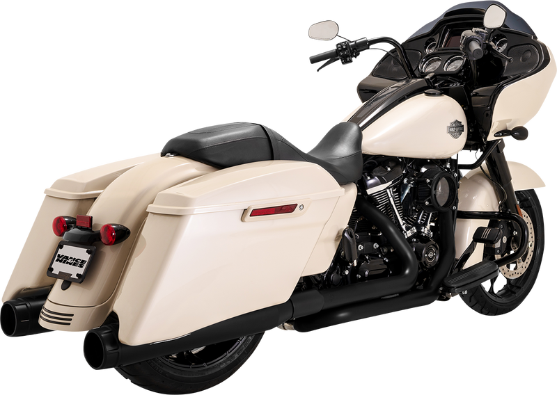 VANCE & HINES Dresser Duals Header System - Black - '17-'24 TOURING MODELS