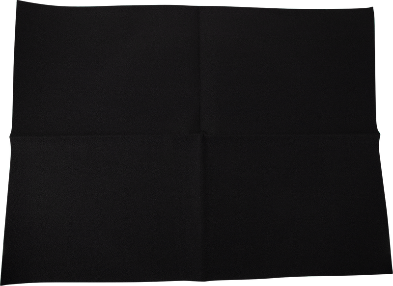 DRAG SPECIALTIES Universal Luggage Lining Material - 27"x36" - Black