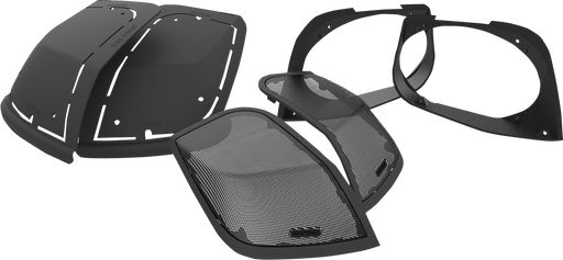 HOGTUNES Cut In Lid Kit - for 6"x9" Speakers RETRO LID-RM