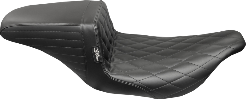 LE PERA Kickflip Seat - Diamond - Black - Touring '97-'07