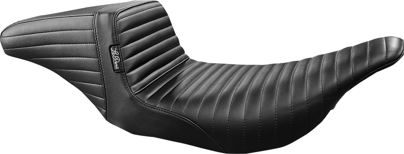 LE PERA Kickflip Seat - Pleated - Black - Touring '97-'07