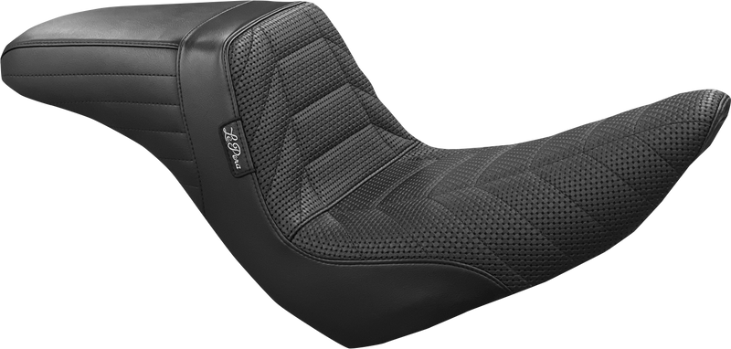 LE PERA Kickflip Seat - Track Pleat - Black - Softail '18-'23