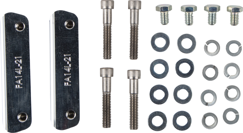 PAUL YAFFE BAGGER NATION Cafe Front Fender - 21" - Satin Adaptors PYO:CAFE-21-14L-S-C