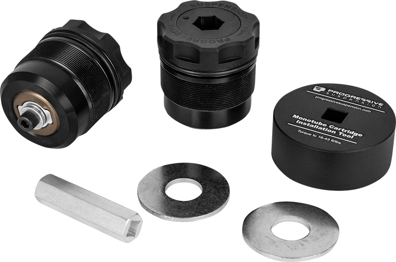 PROGRESSIVE SUSPENSION Fork Preload Adjuster - 49 mm - Black Anodized