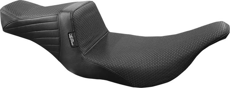 LE PERA Tailwhip Seat - Basketweave - Black - Touring '97-'07