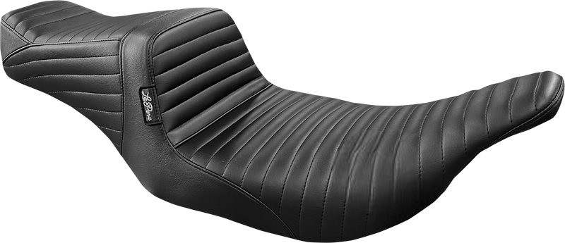 LE PERA Tailwhip Seat - Pleated - Black - Touring '97-'07