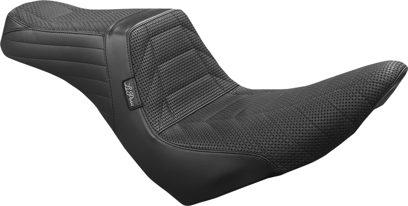 LE PERA Tailwhip Seat - Track Pleat - Black - Softail '18-'23