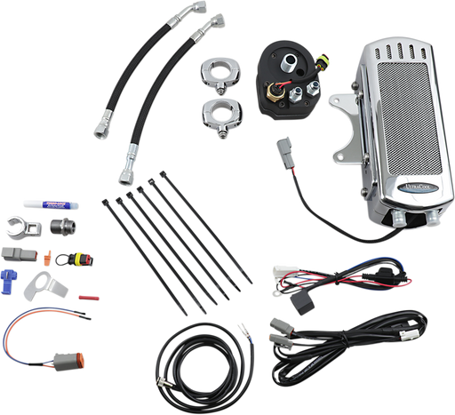 ULTRACOOL Side Mount Oil Cooler Kit - Chrome - Touring SMT-1CSS