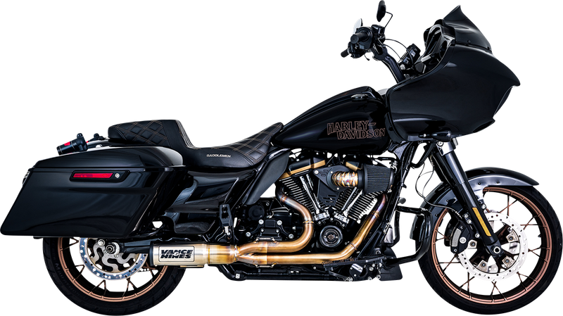 VANCE & HINES VO2 Falcon Air Intake - Stainless Steel -'17-'24 SOFTAIL & TOURNG