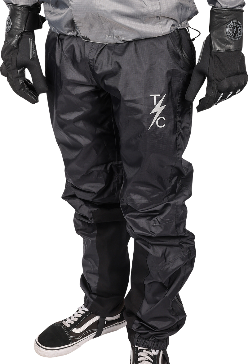 THRASHIN SUPPLY CO. Mission Rain Pants - Black - S/M