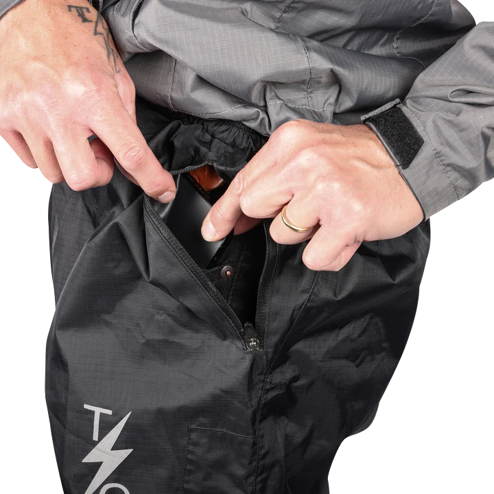 THRASHIN SUPPLY CO. Mission Rain Pants - Black - L/XL