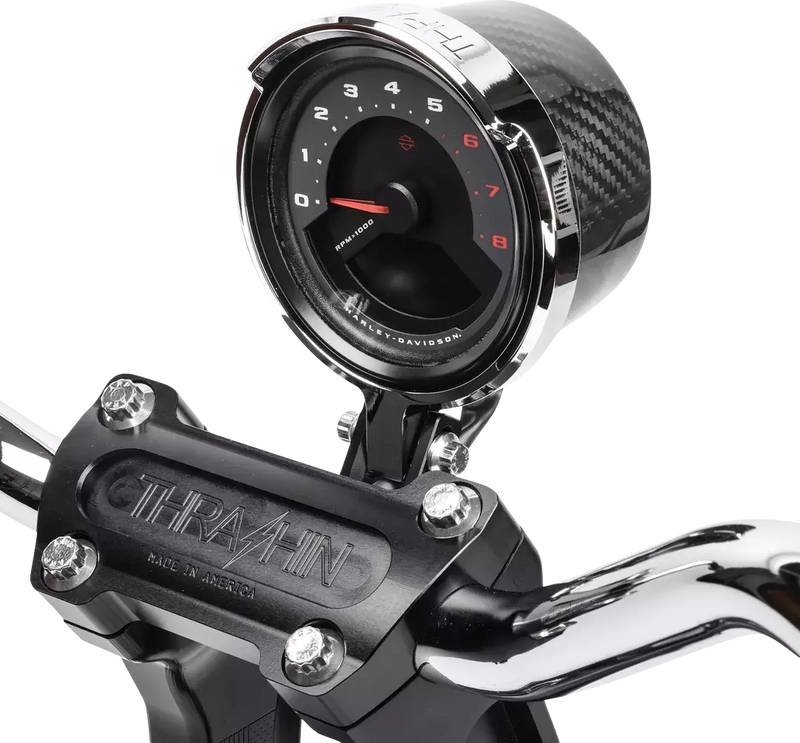 THRASHIN SUPPLY CO. Gauge Relocation Kit - Chrome