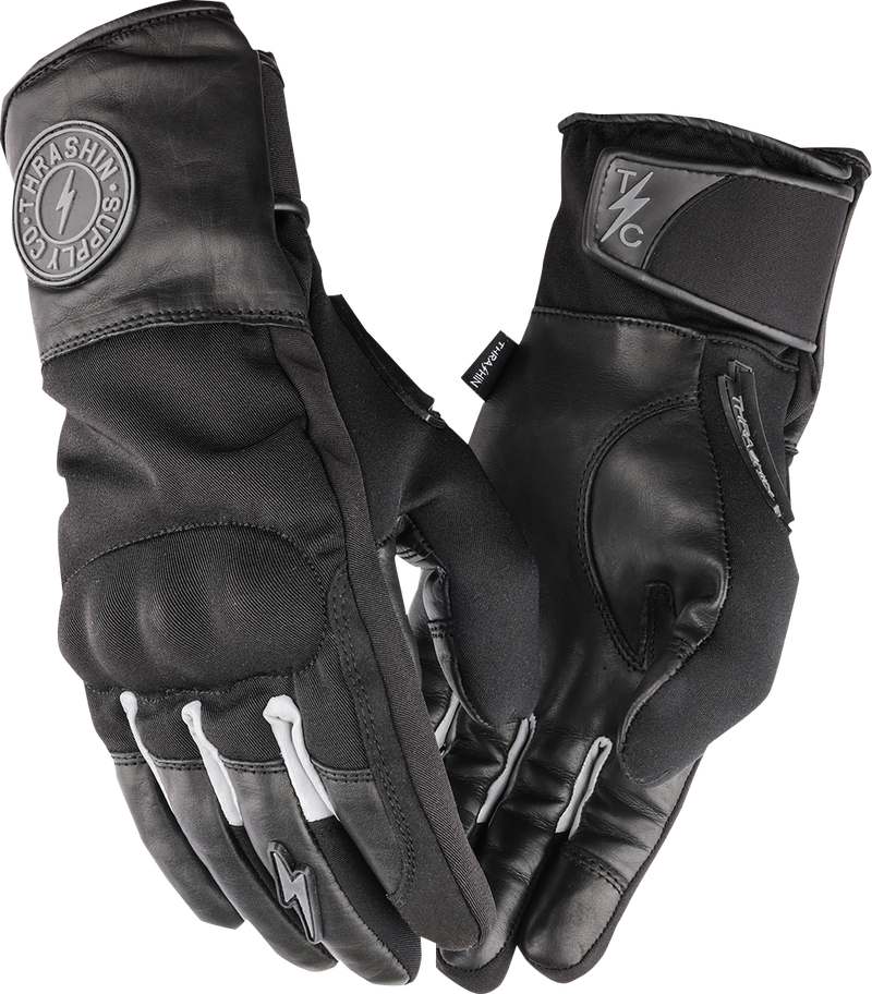 THRASHIN SUPPLY CO. Mission Waterproof Gloves - Black - Small