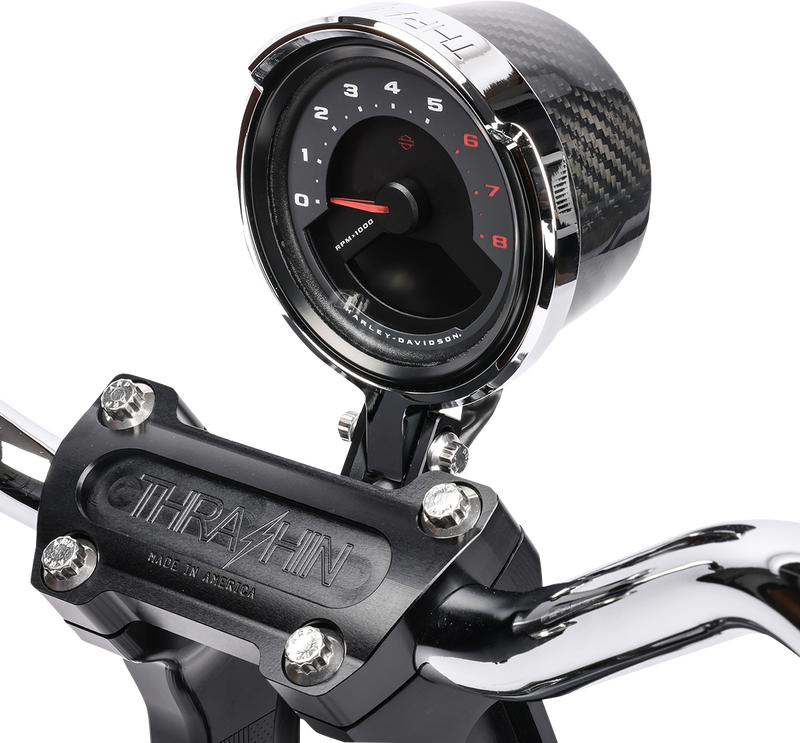 THRASHIN SUPPLY CO. Gauge Relocation Kit - Chrome