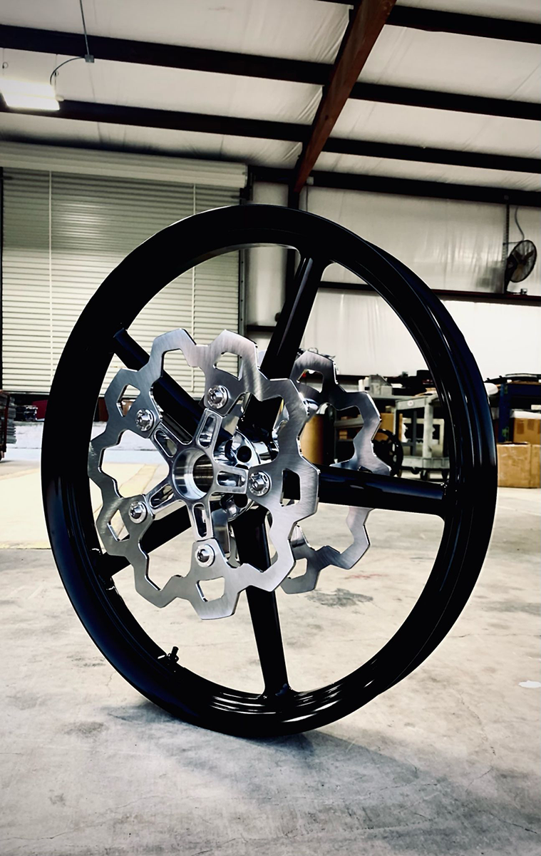 LYNDALL RACING BRAKES LLC Front Brake Rotor with Gas Slots - Prodigy/Enforcer - 11.8"