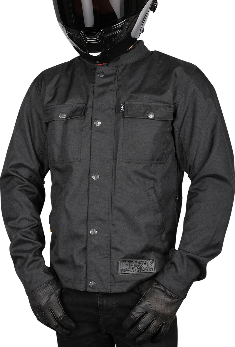 THRASHIN SUPPLY CO. Atlas v2 Riding Jacket - Black - Large