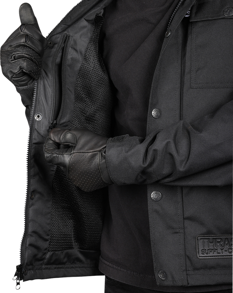 THRASHIN SUPPLY CO. Atlas v2 Riding Jacket - Black - Large