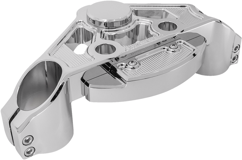 ARLEN NESS Method® 2" Drop Top Triple Tree - Chrome