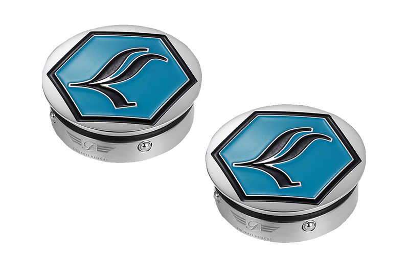 FIGURATI DESIGNS Swing Arm Covers - Silver FD02-LGD-SS